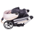Wózek wielofunkcyjny Junama Ellegante Lamé 01 Pink