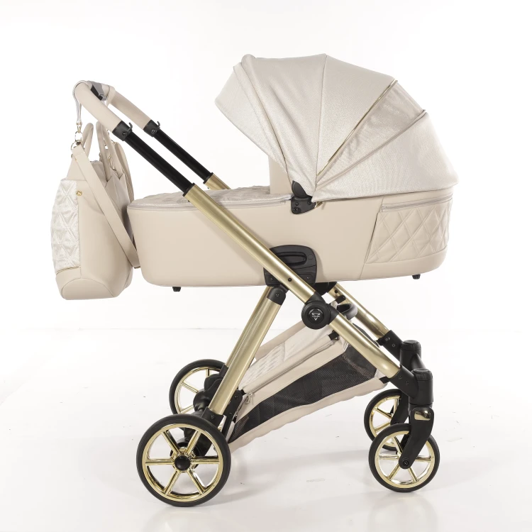 Wózek wielofunkcyjny Junama Ellegante Lamé 02 Beige