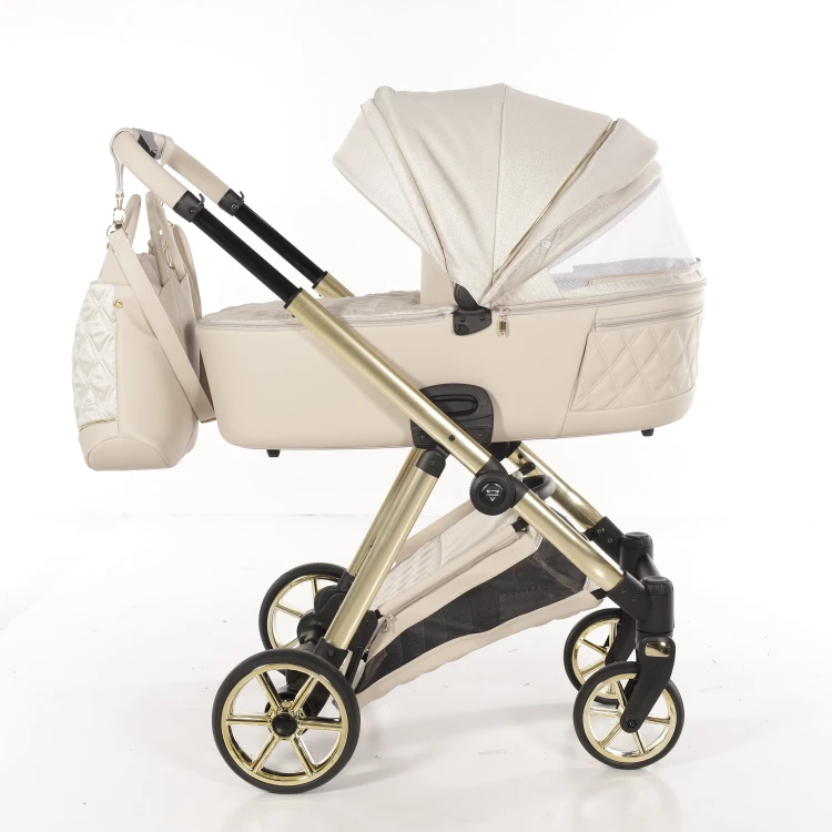 Wózek wielofunkcyjny Junama Ellegante Lamé 02 Beige
