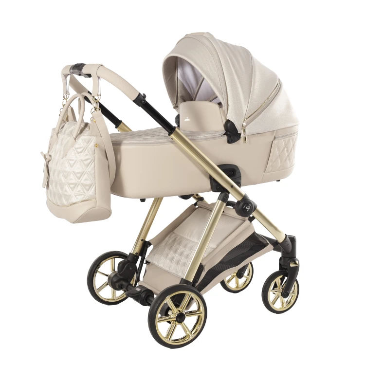 Wózek wielofunkcyjny Junama Ellegante Lamé 02 Beige