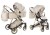 Wózek wielofunkcyjny Junama Ellegante Lamé 02 Beige