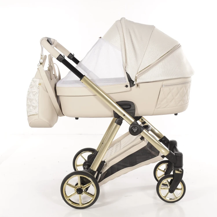 Wózek wielofunkcyjny Junama Ellegante Lamé 02 Beige