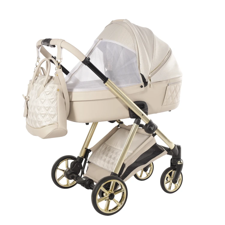 Wózek wielofunkcyjny Junama Ellegante Lamé 02 Beige