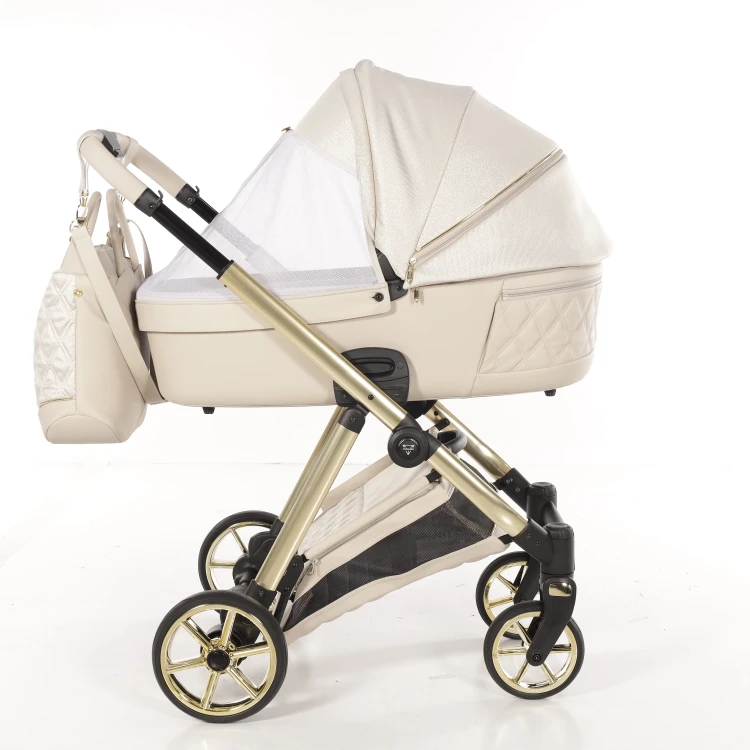 Wózek wielofunkcyjny Junama Ellegante Lamé 02 Beige