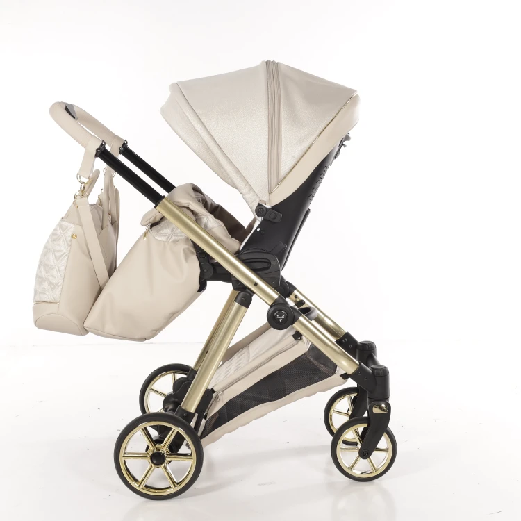 Wózek wielofunkcyjny Junama Ellegante Lamé 02 Beige