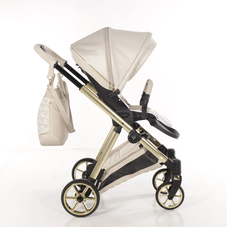 Wózek wielofunkcyjny Junama Ellegante Lamé 02 Beige