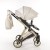 Wózek wielofunkcyjny Junama Ellegante Lamé 02 Beige