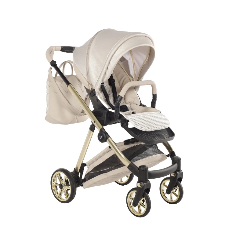 Wózek wielofunkcyjny Junama Ellegante Lamé 02 Beige