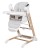 Krzesełko do karmienia Carrello Cascata 3w1 Ash Grey Wooden
