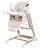 Krzesełko do karmienia Carrello Cascata 3w1 Cream Grey Wooden
